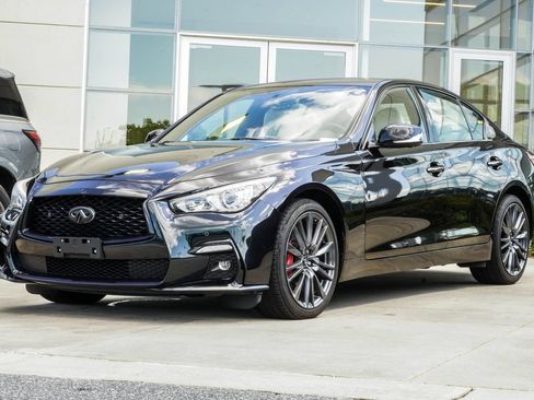 Used 2023 INFINITI Q50 Red Sport 400 w/ Black Opal Edition AWD/4WD image 9