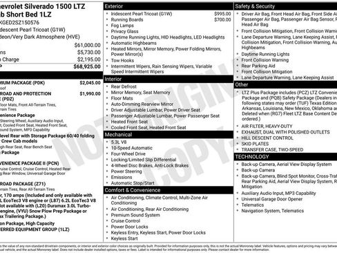 Used 2025 Chevrolet Silverado 1500 LTZ w/ LTZ Premium Package AWD/4WD image 36