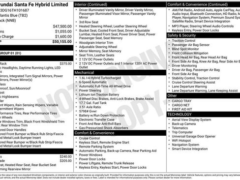 Certified 2026 Hyundai Santa Fe Limited AWD/4WD image 3