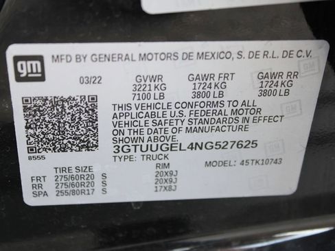 Used 2022 GMC Sierra 1500 Denali w/ Technology Package image 58