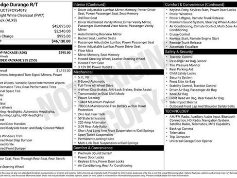 Used 2015 Dodge Durango R/T w/ Blacktop Package AWD/4WD image 10
