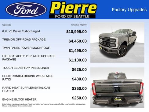 New 2026 Ford F250 Platinum w/ Tremor Off-Road Package image 13
