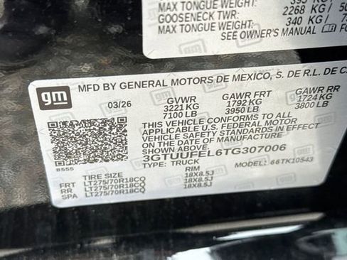 New 2026 GMC Sierra 1500 AT4X w/ LPO, Black Badging Package AWD/4WD image 35
