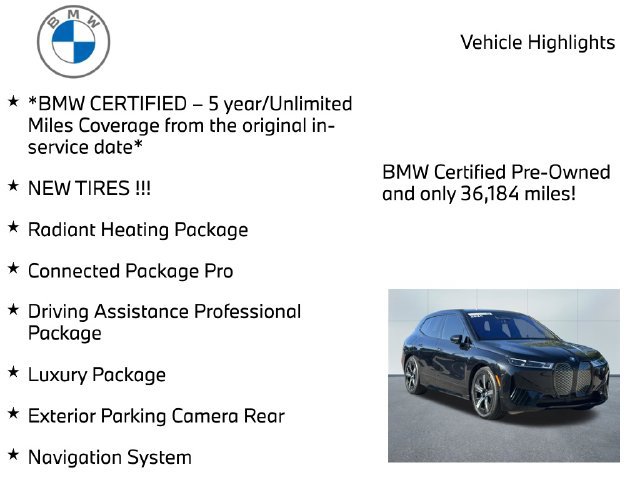 Certified 2024 BMW iX M60 AWD/4WD image 11