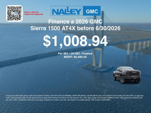 New 2026 GMC Sierra 1500 AT4X w/ LPO, Black Badging Package AWD/4WD image 7
