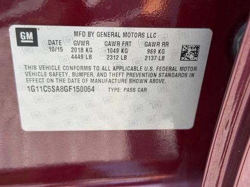 Certified 2016 Chevrolet Malibu LT FWD image 19