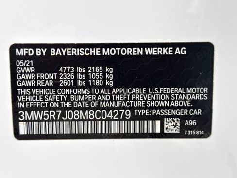 Used 2021 BMW 330i xDrive Sedan w/ Premium Package image 28