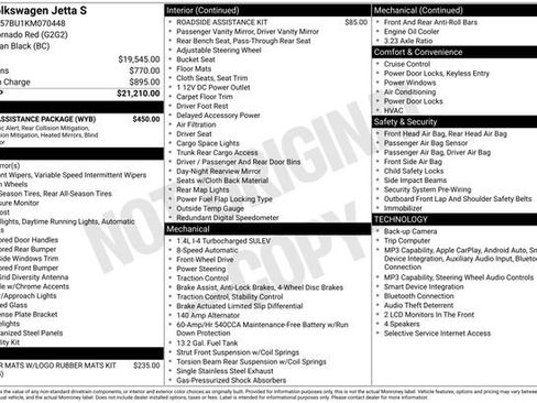 Used 2019 Volkswagen Jetta S w/ Driver Assistance Package FWD image 6