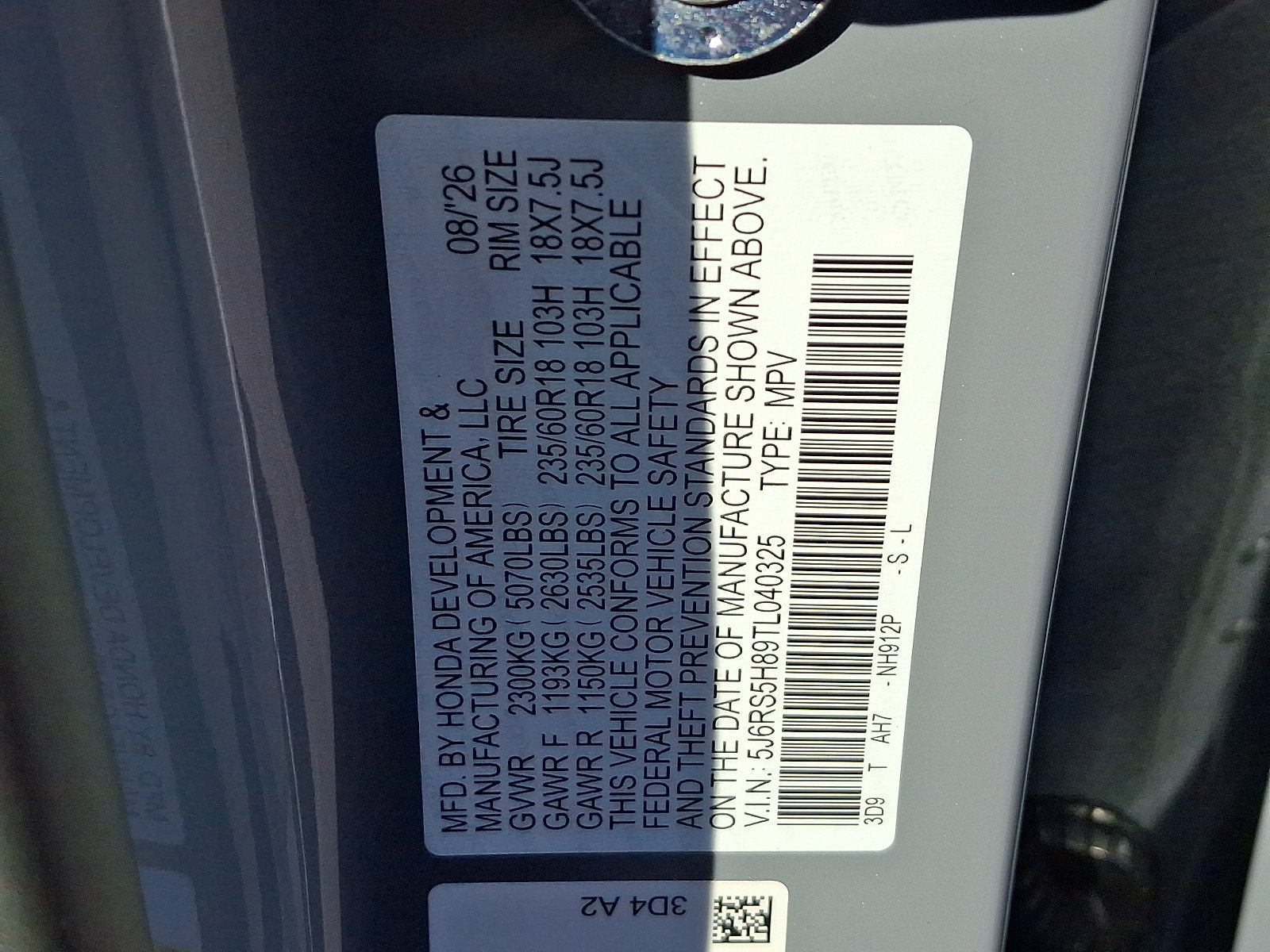 New 2026 Honda CR-V Sport-L image 10