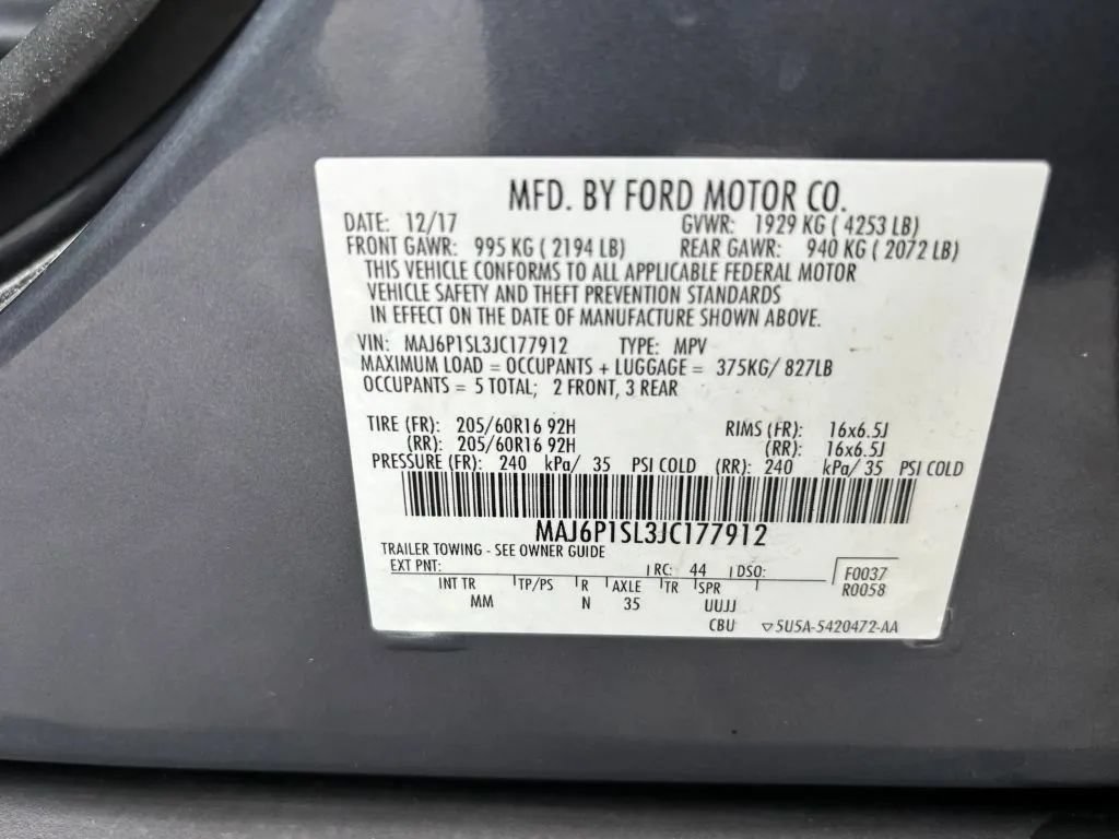Used 2018 Ford EcoSport S AWD/4WD image 21