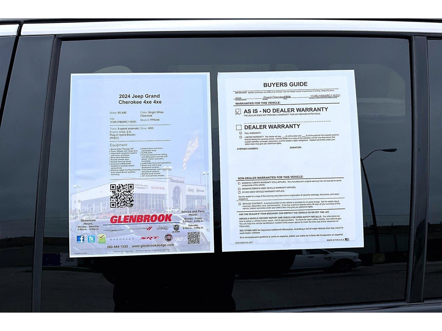Certified 2024 Jeep Grand Cherokee Limited 4xe AWD/4WD image 58