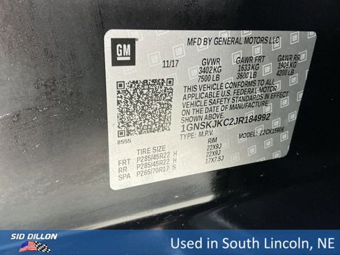 Used 2018 Chevrolet Suburban Premier w/ Max Trailering Package image 14