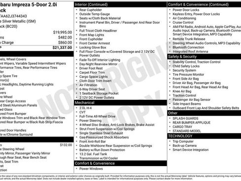 Used 2018 Subaru Impreza 2.0i image 11