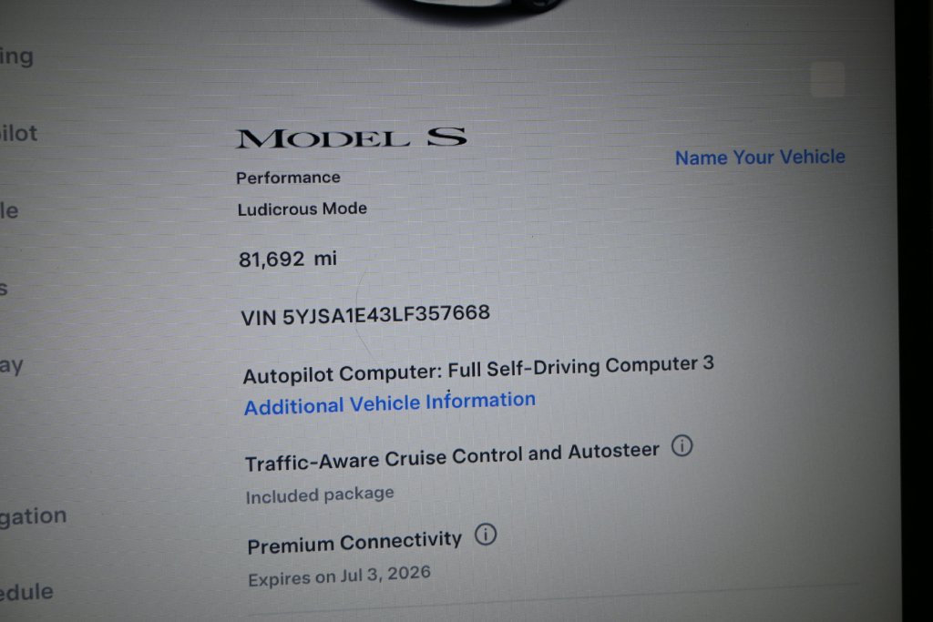 Used 2020 Tesla Model S Performance AWD/4WD image 17
