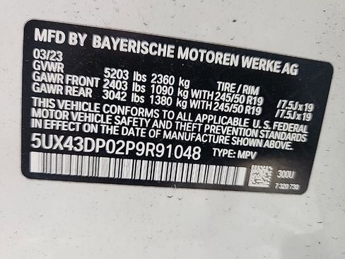 Used 2023 BMW X3 sDrive30i w/ Convenience Package RWD image 8