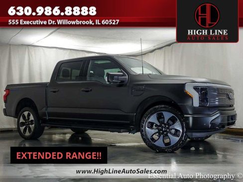 Used 2023 Ford F150 Lightning Platinum AWD/4WD image 1