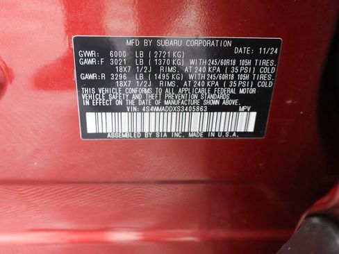 Used 2025 Subaru Ascent Premium AWD/4WD image 48