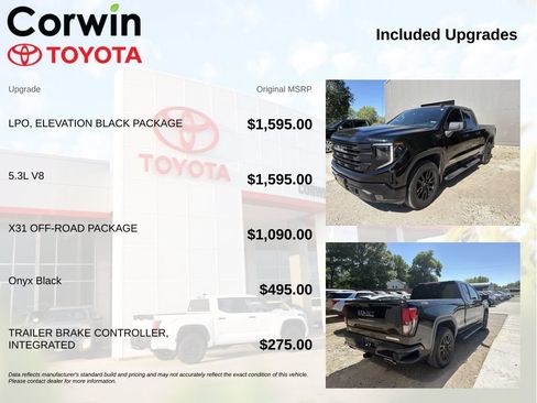 Used 2024 GMC Sierra 1500 Elevation w/ LPO, Elevation Black Package AWD/4WD image 4
