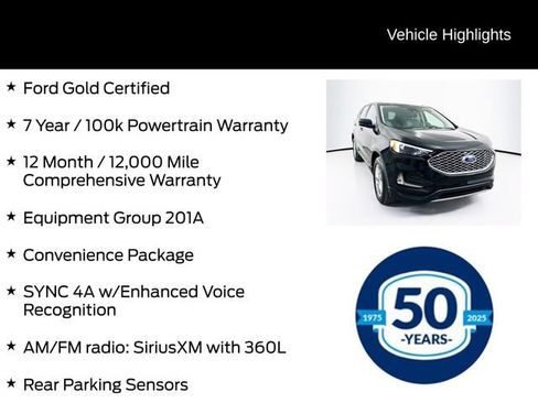Certified 2024 Ford Edge SEL w/ Convenience Package image 6