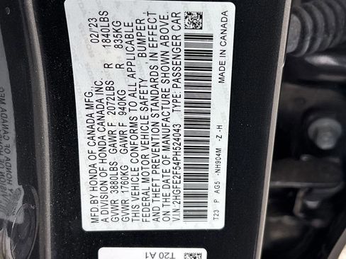 Used 2023 Honda Civic Sport image 32