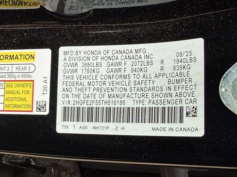 Used 2026 Honda Civic Sport image 34