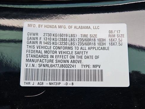 Used 2018 Honda Odyssey EX-L image 27