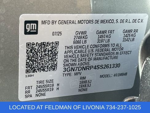 Certified 2025 Chevrolet Equinox EV LT FWD image 31
