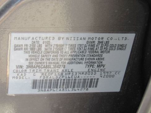 Certified 2025 Nissan Kicks SV FWD image 21