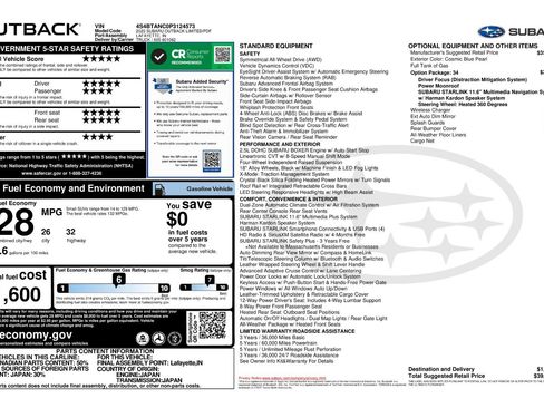 Used 2023 Subaru Outback Limited image 11