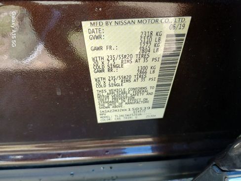 Used 2019 Nissan Murano Platinum FWD image 10