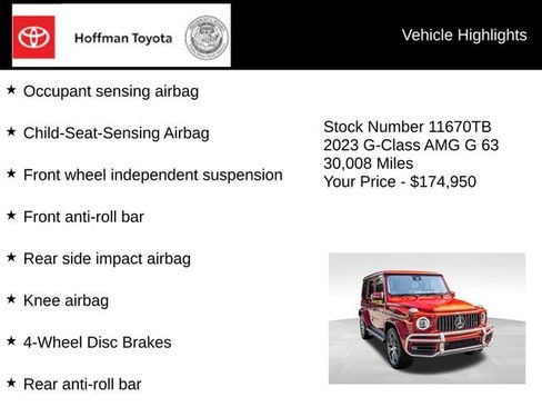 Used 2023 Mercedes-Benz G 63 AMG 4MATIC image 30