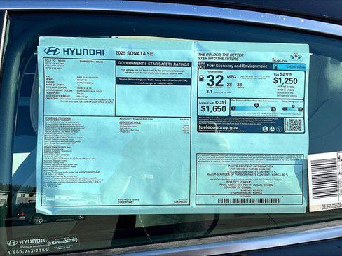 New 2025 Hyundai Sonata SE image 13