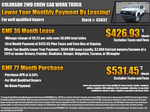 New 2026 Chevrolet Colorado W/T RWD image 2