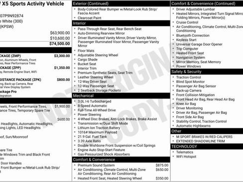 Used 2023 BMW X5 xDrive40i w/ M Sport Package image 2