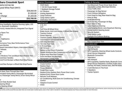 Certified 2025 Subaru Crosstrek 2.5i Sport AWD/4WD image 26