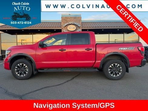 Certified 2023 Nissan Titan PRO-4X w/ Pro-4x Utility Package image 1