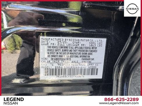 Used 2025 Nissan Sentra SV w/ All-Weather Package FWD image 18