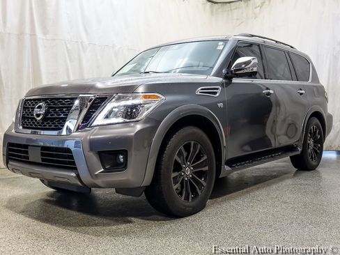 Used 2019 Nissan Armada Platinum w/ Captain's Chairs Package AWD/4WD image 2