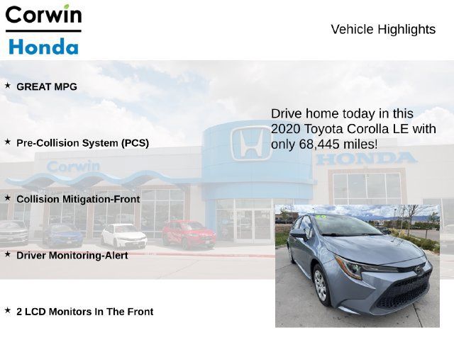 Used 2020 Toyota Corolla LE FWD image 6
