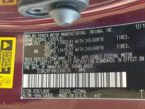 Used 2019 Toyota Highlander SE image 35