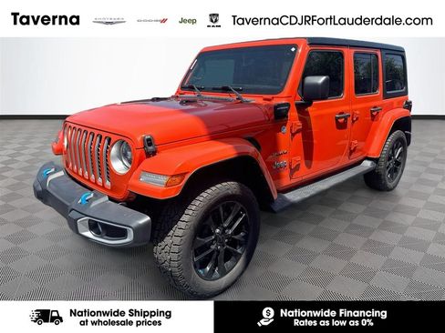 Used 2023 Jeep Wrangler Unlimited Sahara AWD/4WD image 1