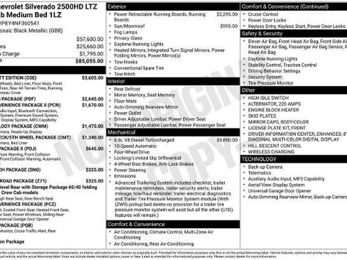 Used 2022 Chevrolet Silverado 2500 LTZ w/ Carhartt Edition AWD/4WD image 18