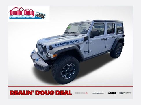 Used 2023 Jeep Wrangler Unlimited Rubicon 4xe w/ Cold Weather Group image 1