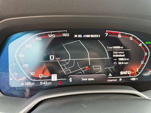 Used 2023 BMW X6 M50i w/ Parking Assistance Package AWD/4WD image 10
