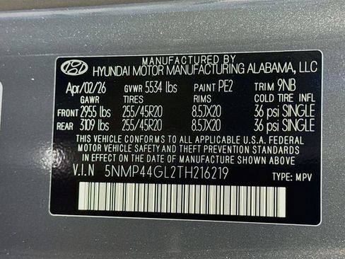 New 2026 Hyundai Santa Fe Limited FWD image 53
