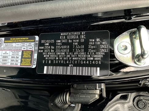 New 2026 Kia Sorento S w/ S Panoramic Sunroof Package FWD image 20