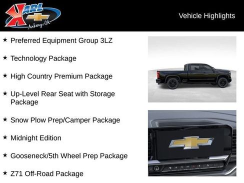 New 2026 Chevrolet Silverado 3500 High Country w/ High Country Premium Package AWD/4WD image 3