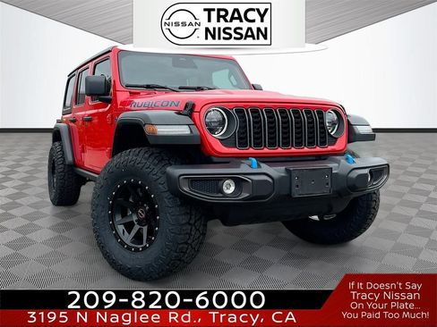 Used 2025 Jeep Wrangler Unlimited Rubicon 4xe w/ Safety Group AWD/4WD image 1