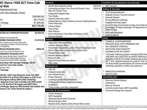 Used 2019 GMC Sierra 1500 SLT AWD/4WD image 4