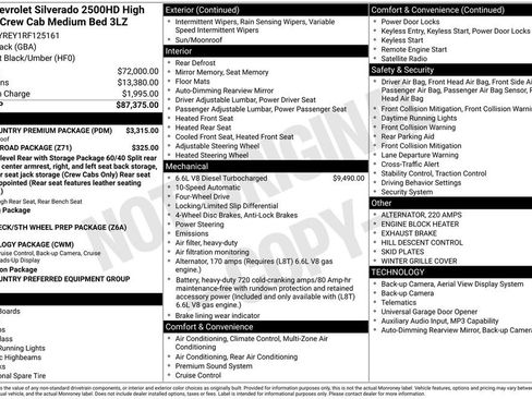 Used 2024 Chevrolet Silverado 2500 High Country w/ High Country Premium Package AWD/4WD image 31